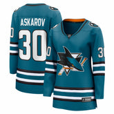Yaroslav Askarov San Jose Sharks Fanatics Women's Home Breakaway Jersey