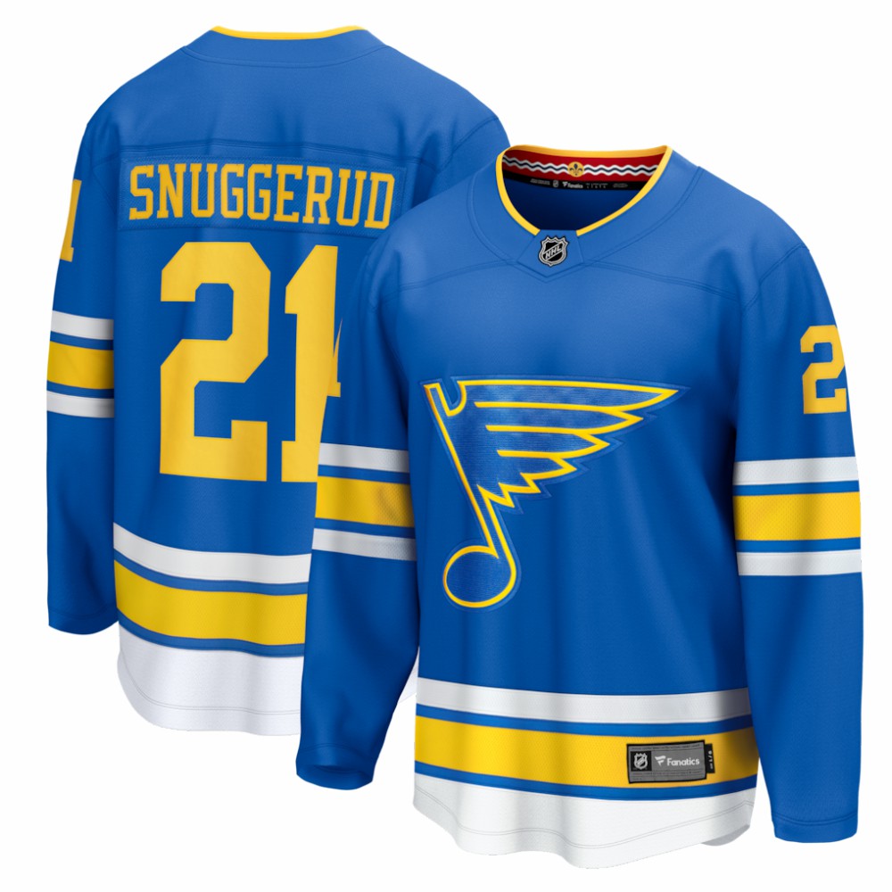 Jimmy Snuggerud St. Louis Blues Fanatics Home Breakaway Jersey