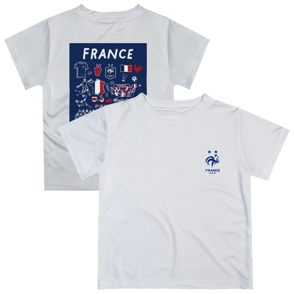 France National Team Vive La Fete Youth Impressions Artwork T-Shirt / Soccer Outlet