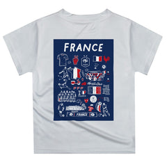 France National Team Vive La Fete Youth Impressions Artwork T-Shirt / Soccer Outlet