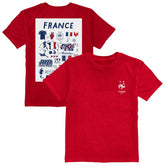 France National Team Vive La Fete Youth Impressions Artwork T-Shirt / Soccer Sale