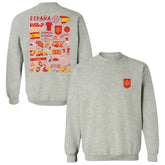 Spain National Team Vive La Fete Women's Impressions Artwork Sweatshirt / Soccer Sale