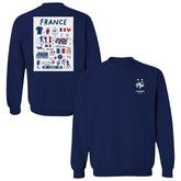France National Team Vive La Fete Women's Impressions Artwork Sweatshirt / Soccer Hot sale