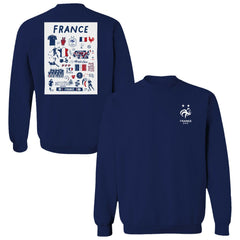 France National Team Vive La Fete Women's Impressions Artwork Sweatshirt / Soccer Hot sale
