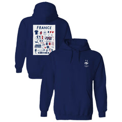 France National Team Vive La Fete Women's Impressions Artwork Hoodie / Soccer For sale