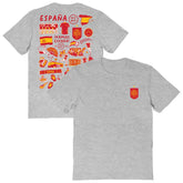 Spain National Team Vive La Fete Women's Impressions Artwork Fitted T-Shirt / Soccer New