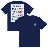 France National Team Vive La Fete Women's Impressions Artwork Fitted T-Shirt / Soccer New