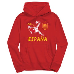 Spain National Team Vive La Fete Youth Chilena Style Hoodie / Soccer Online