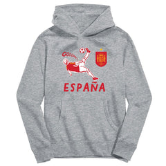 Spain National Team Vive La Fete Youth Chilena Style Hoodie / Soccer On sale