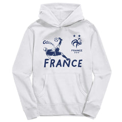 France National Team Vive La Fete Youth Chilena Style Hoodie / Soccer New