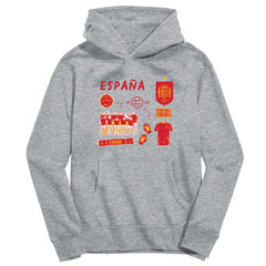 Spain National Team Vive La Fete Youth Impressions Icons Hoodie / Soccer On sale