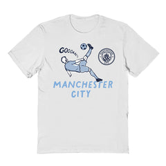 Manchester City Vive La Fete Youth Chilena Style T-Shirt / Soccer New
