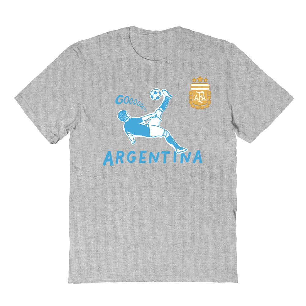 Argentina National Team Vive La Fete Youth Chilena Style T-Shirt / Soccer New