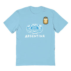 Argentina National Team Vive La Fete Youth Chilena Style T-Shirt / Soccer For sale