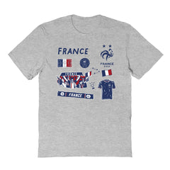 France National Team Vive La Fete Youth Impressions Icons T-Shirt / Soccer New