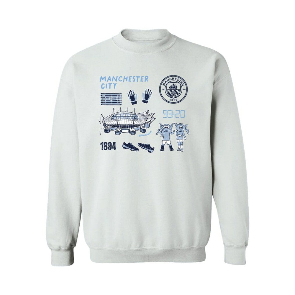 Manchester City Vive La Fete Women's Impressions Icons Sweatshirt / Soccer Outlet