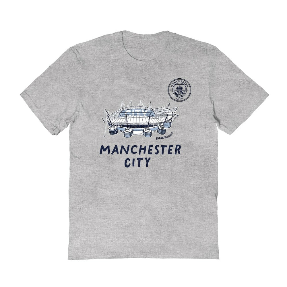 Manchester City Vive La Fete Women's Stadium Style T-Shirt / Soccer Outlet
