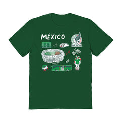 Mexico National Team Vive La Fete Women's Impressions Icons T-Shirt / Soccer Sale