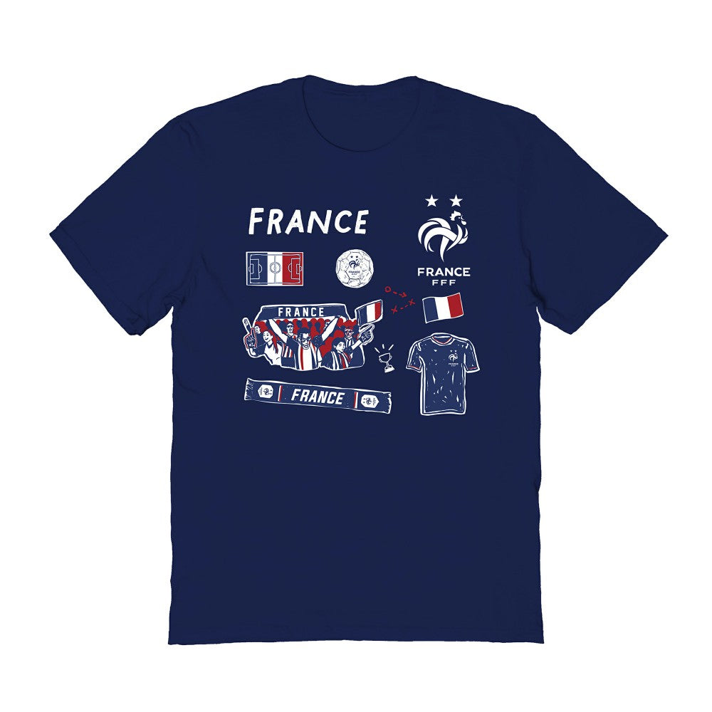 France National Team Vive La Fete Women's Impressions Icons T-Shirt / Soccer For sale