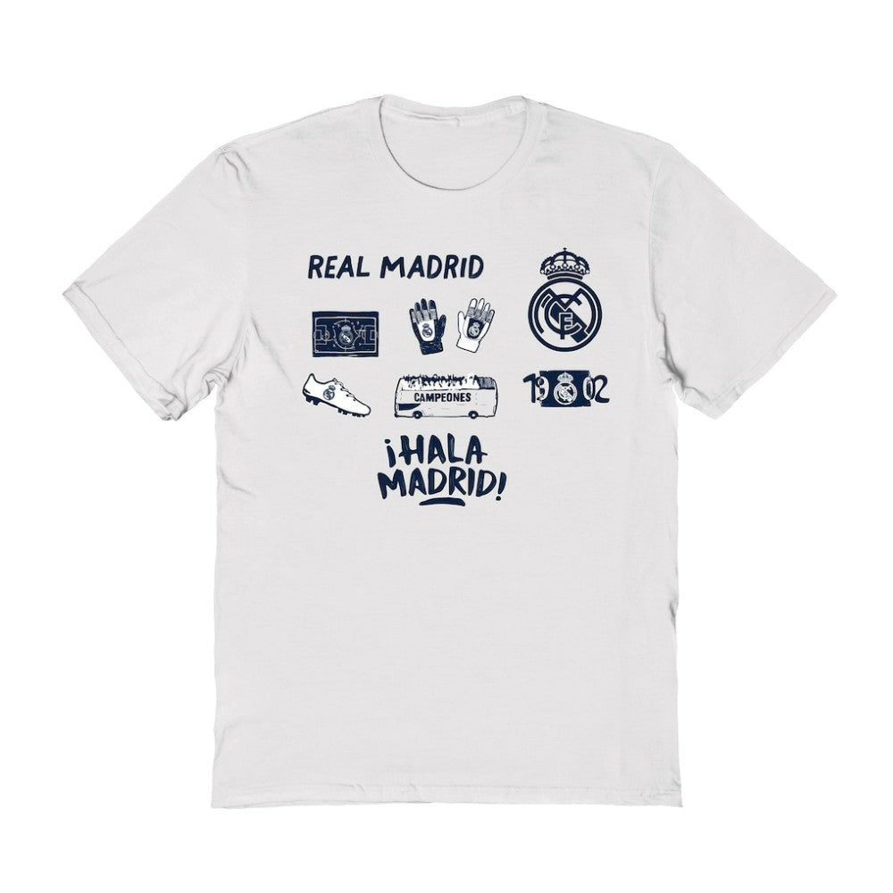 Real Madrid Vive La Fete Women's Impressions Icons T-Shirt / Soccer Online