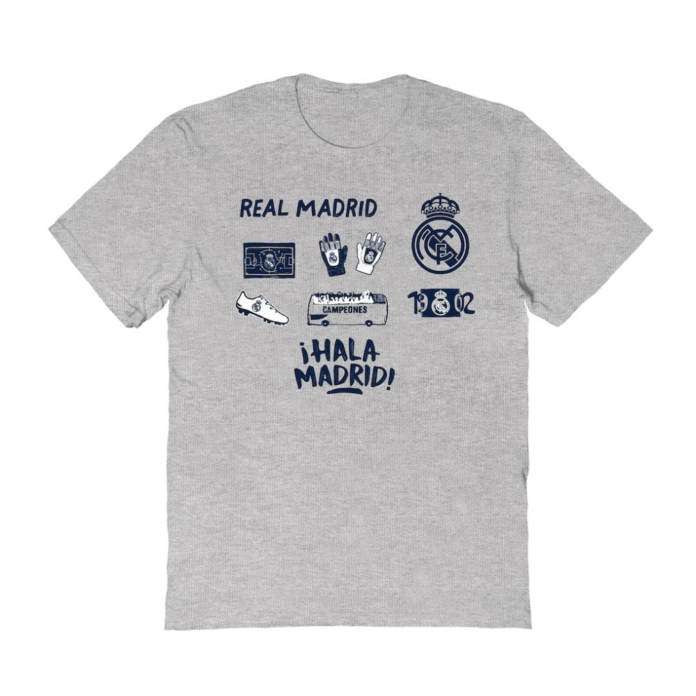Real Madrid Vive La Fete Women's Impressions Icons T-Shirt / Soccer Discount