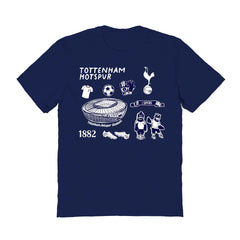Tottenham Hotspur Vive La Fete Women's Impressions Icons T-Shirt / Soccer New
