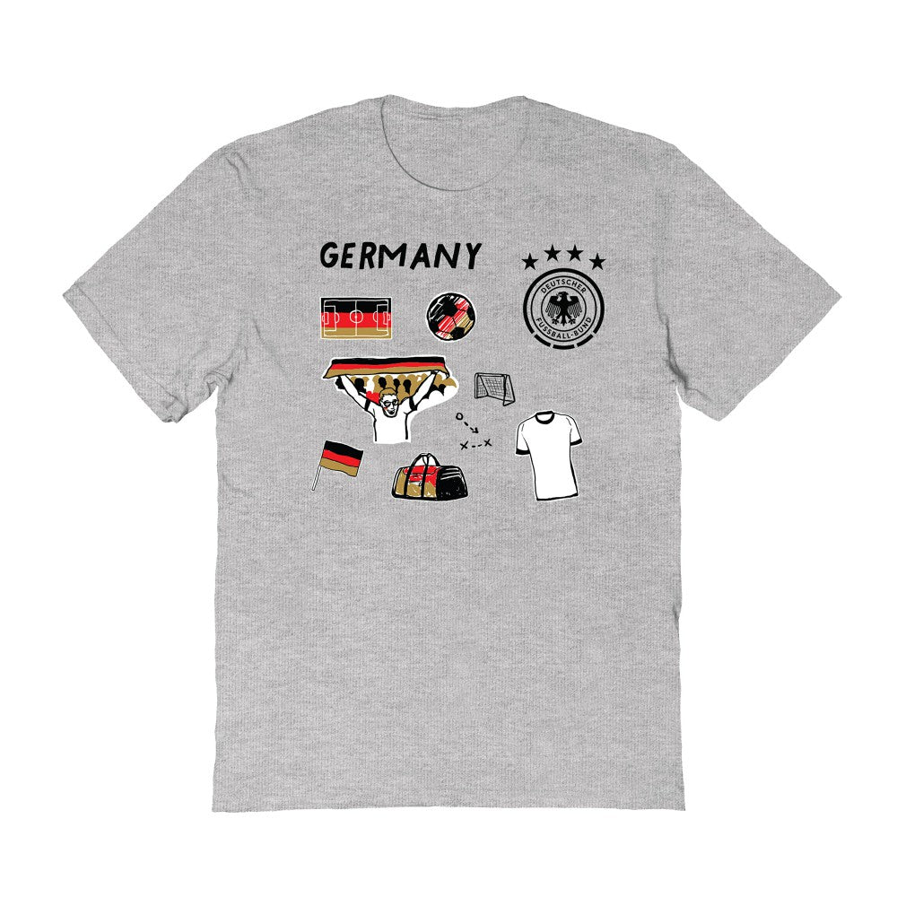 Germany National Team Vive La Fete Women's Impressions Icons T-Shirt / Soccer On sale