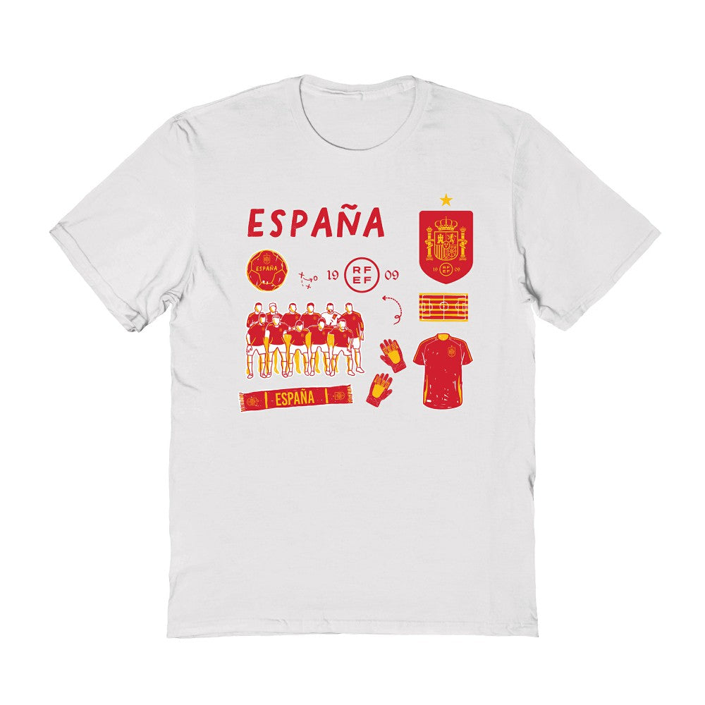 Spain National Team Vive La Fete Women's Impressions Icons T-Shirt / Soccer Online