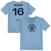 Rodri Manchester City Vive La Fete Youth Player Name & Number Color Badge T-Shirt / Soccer Hot sale
