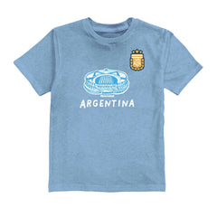 Julián Álvarez Argentina National Team Vive La Fete Youth Player Name & Number Stadium Style T-Shirt / Soccer For sale
