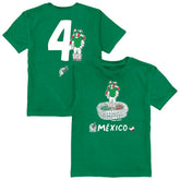 Edson Álvarez Mexico National Team Vive La Fete Youth Player Name & Number Stadium Style T-Shirt / Soccer Online