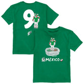 Raúl Jiménez Mexico National Team Vive La Fete Youth Player Name & Number Stadium Style T-Shirt / Soccer On sale