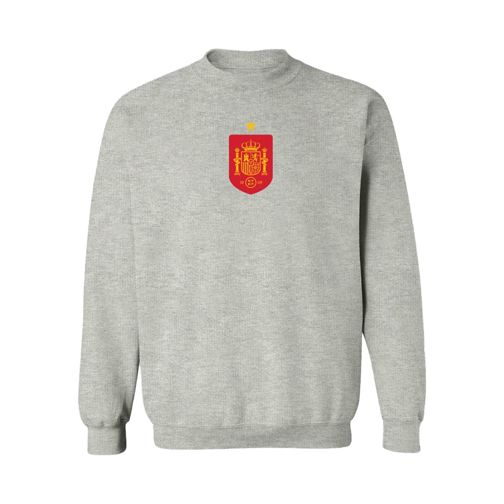 Spain National Team Vive La Fete Women's Color Badge Sweatshirt / Soccer Online