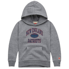 NFL New England Patriots Homage Youth Gridiron Tri-Blend Hoodie