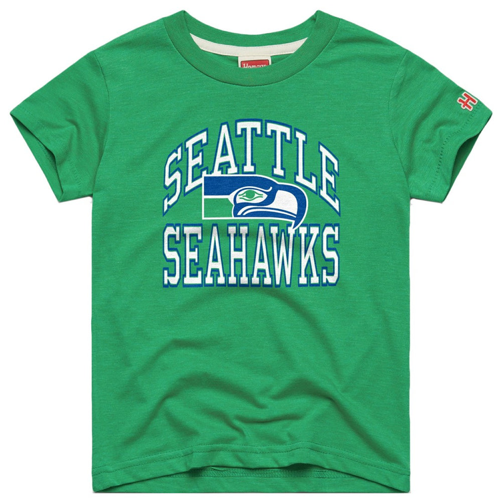NFL Seattle Seahawks Homage Youth Arch Tri-Blend T-Shirt