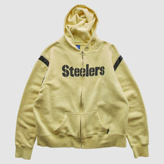 NFL Pittsburgh Steelers Reebok 2000s Hooded Full Zip Sweatshirt
