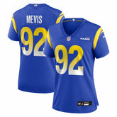 NFL Los Angeles Rams Harrison Mevis Women's Team Game Jersey