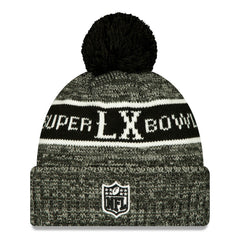 NFL New England Patriots Super Bowl LX Cuffed Knit Hat with Pom