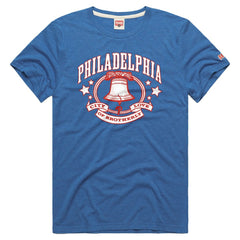 Philadelphia Phillies Homage Tri-Blend Hyperlocal T-Shirt - Royal