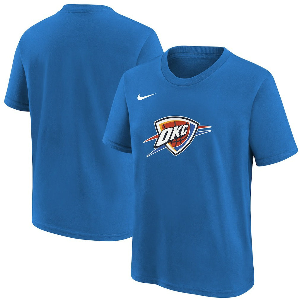 Oklahoma City Thunder Youth Team Essential Logo T-Shirt - Blue | Nike shop