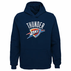 Oklahoma City Thunder Outerstuff Youth Primary Logo Pullover Hoodie - Navy outlet