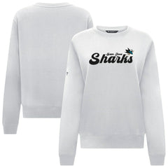 San Jose Sharks Levelwear Women's Yvette Big Script Tri-Blend Sweatshirt