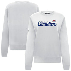 Montreal Canadiens Levelwear Women's Yvette Big Script Tri-Blend Sweatshirt