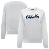 Washington Capitals Levelwear Women's Yvette Big Script Tri-Blend Sweatshirt
