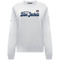 Columbus Blue Jackets Levelwear Women's Yvette Big Script Tri-Blend Sweatshirt