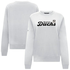 Anaheim Ducks Levelwear Women's Yvette Big Script Tri-Blend Sweatshirt