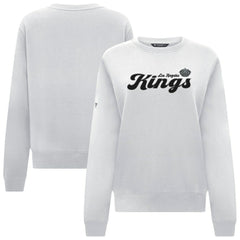 Los Angeles Kings Levelwear Women's Yvette Big Script Tri-Blend Sweatshirt