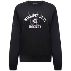 Winnipeg Jets Levelwear Women's Yvette Limelight Big Letter Sweatshirt