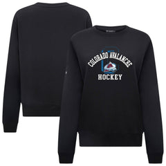 Colorado Avalanche Levelwear Women's Yvette Limelight Big Letter Sweatshirt