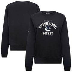 Vancouver Canucks Levelwear Women's Yvette Limelight Big Letter Sweatshirt